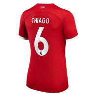 Fotballdrakt Dame Liverpool Thiago Alcantara #6 Hjemmedrakt 2023-24 Kortermet